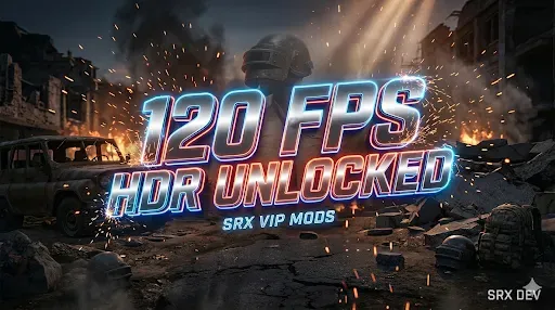 SRX PUBG 4.3 HDR 120 FPS UNLOCKER